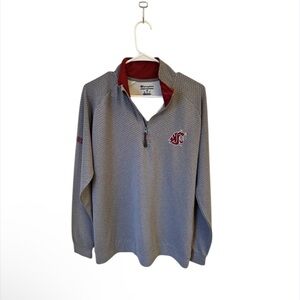Champion Men's Washington State‎ Cougars 1/4 Zip Pullover Go Cougs